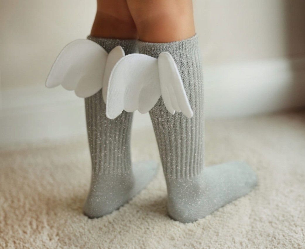 Skarpetki skrzydełka Mama's Feet #przedzkole #insta #tiktok #sesja