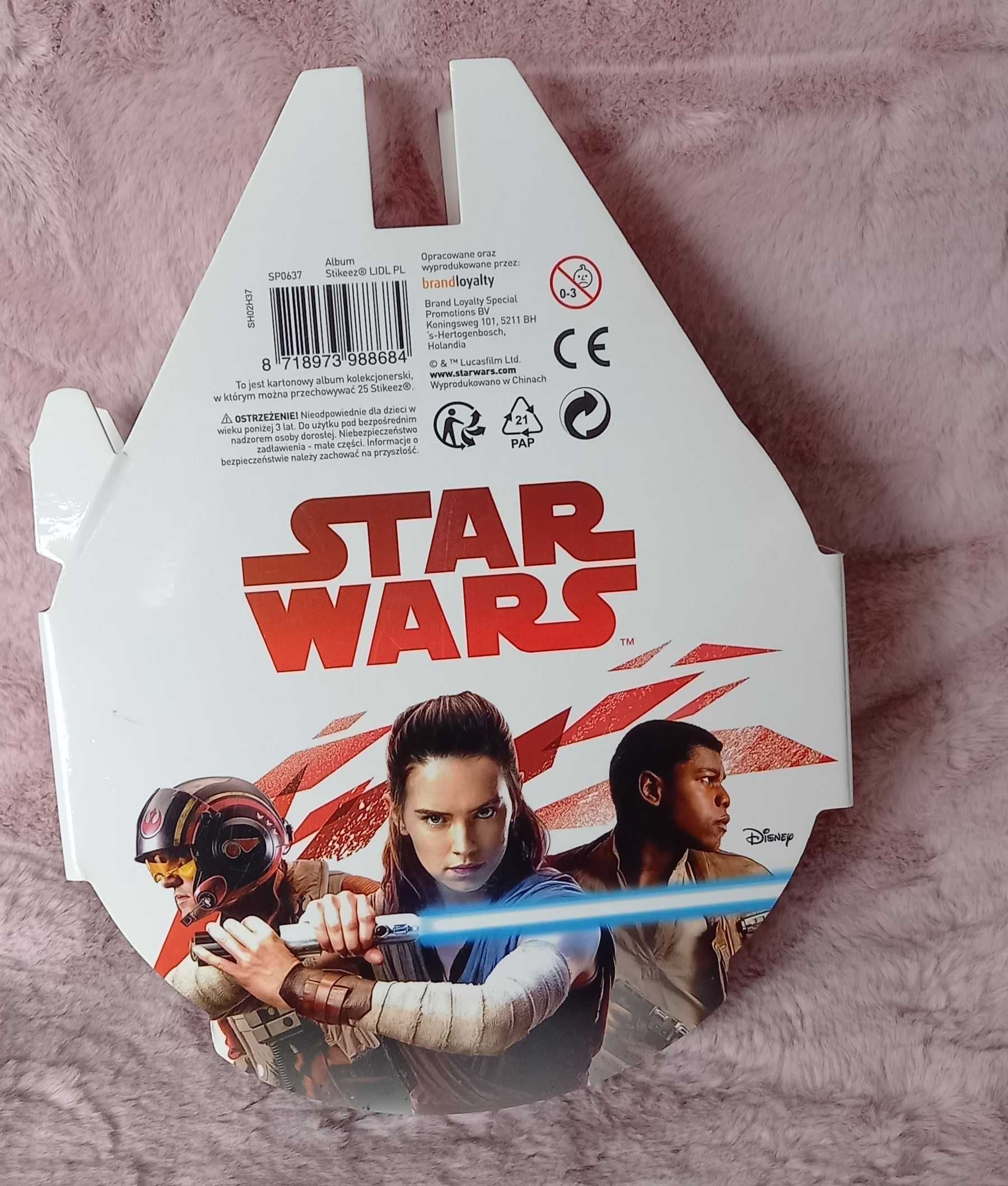 Kolekcja 19 figurek Stikeez STAR WARS Lidl! Album Sokół Millenium!