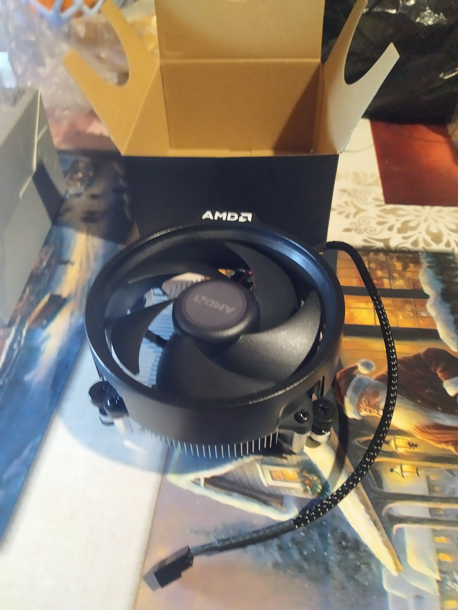 AM4 AMD Оригінальний радіатор кулер охолодження для процесора. Новий.