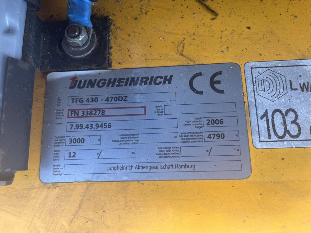 Wózek widłowy Jungheinrich TFG 430