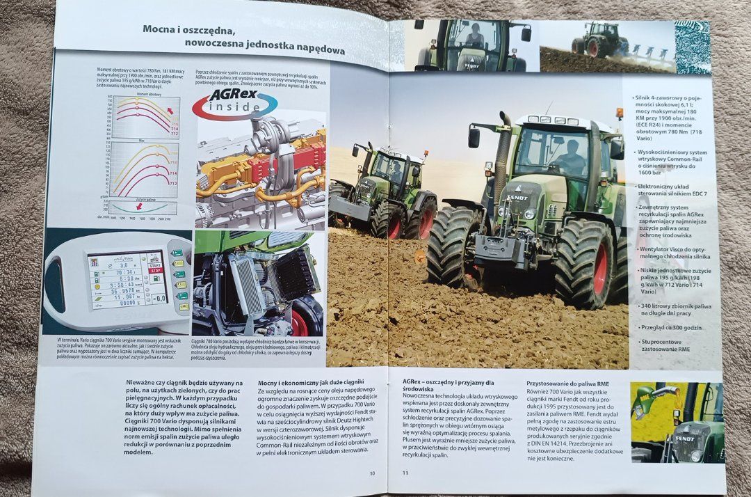 Katalog prospekt Fendt Vario (ursus .Zetor)