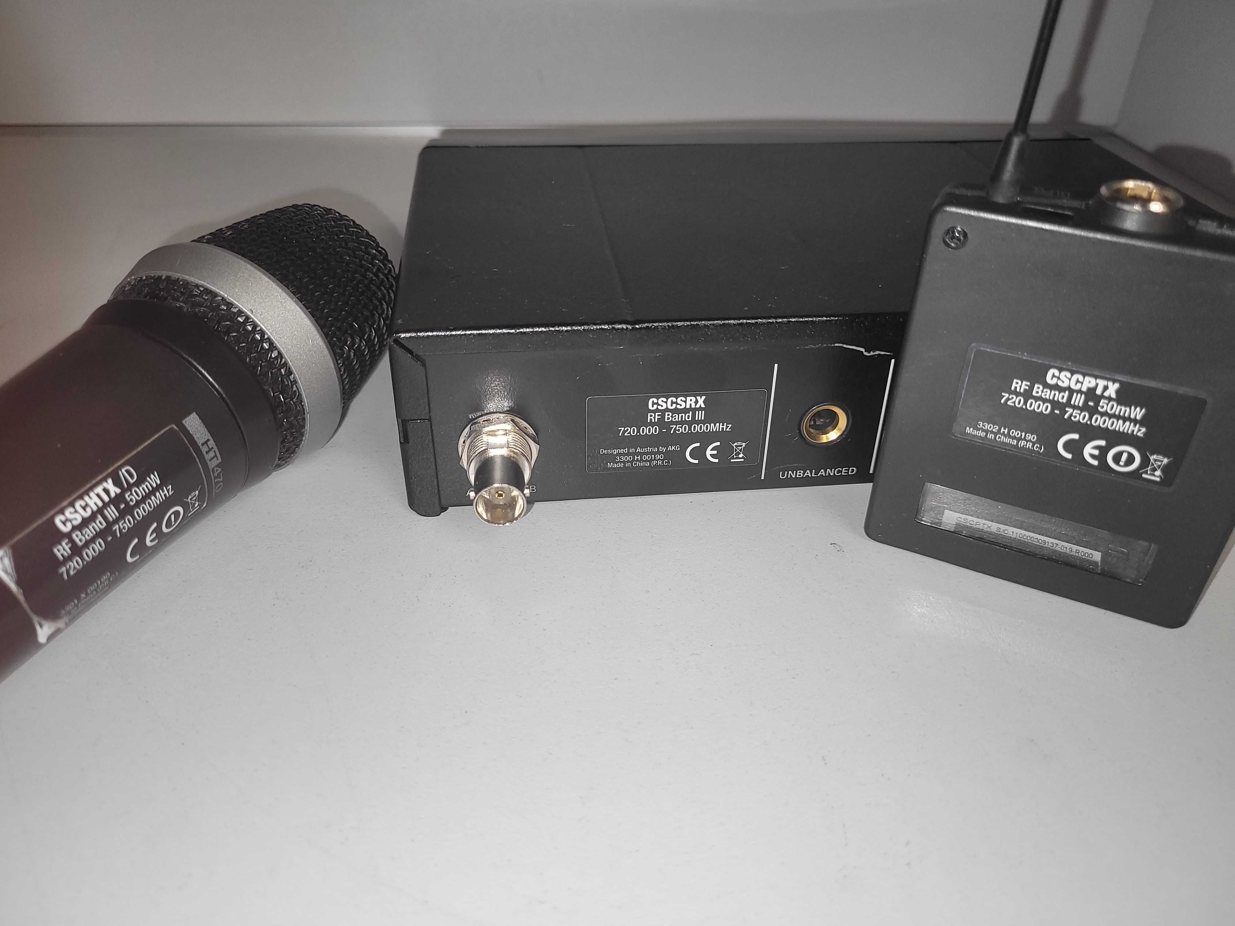 Komplet AKG SR470 z mikrofonem HT470 + PT470 band 3