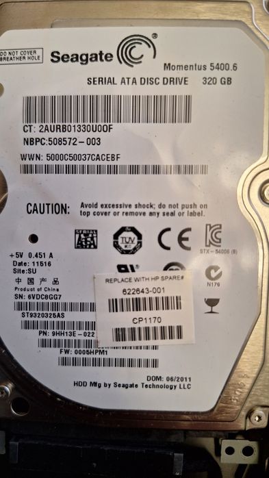 Ноутбук HP 630 Б/В Не працює тачпад.