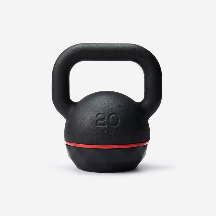 Haltere Kettlebell em Ferro Fundido e Base em Borracha