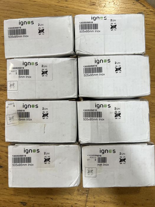 Dobradiças portas invisíveis ocultas ignos - NOVO