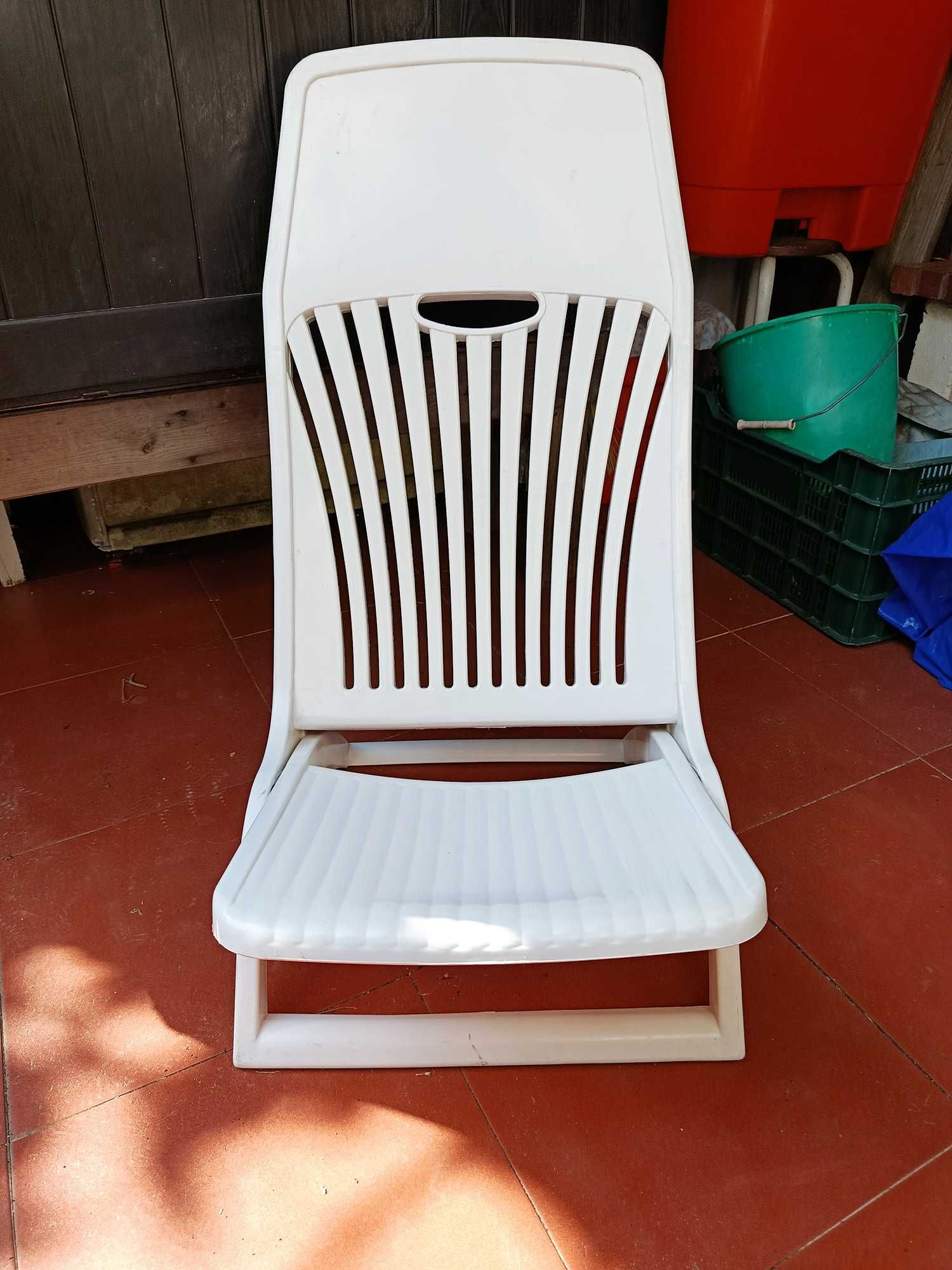 Cadeira de Praia Branca