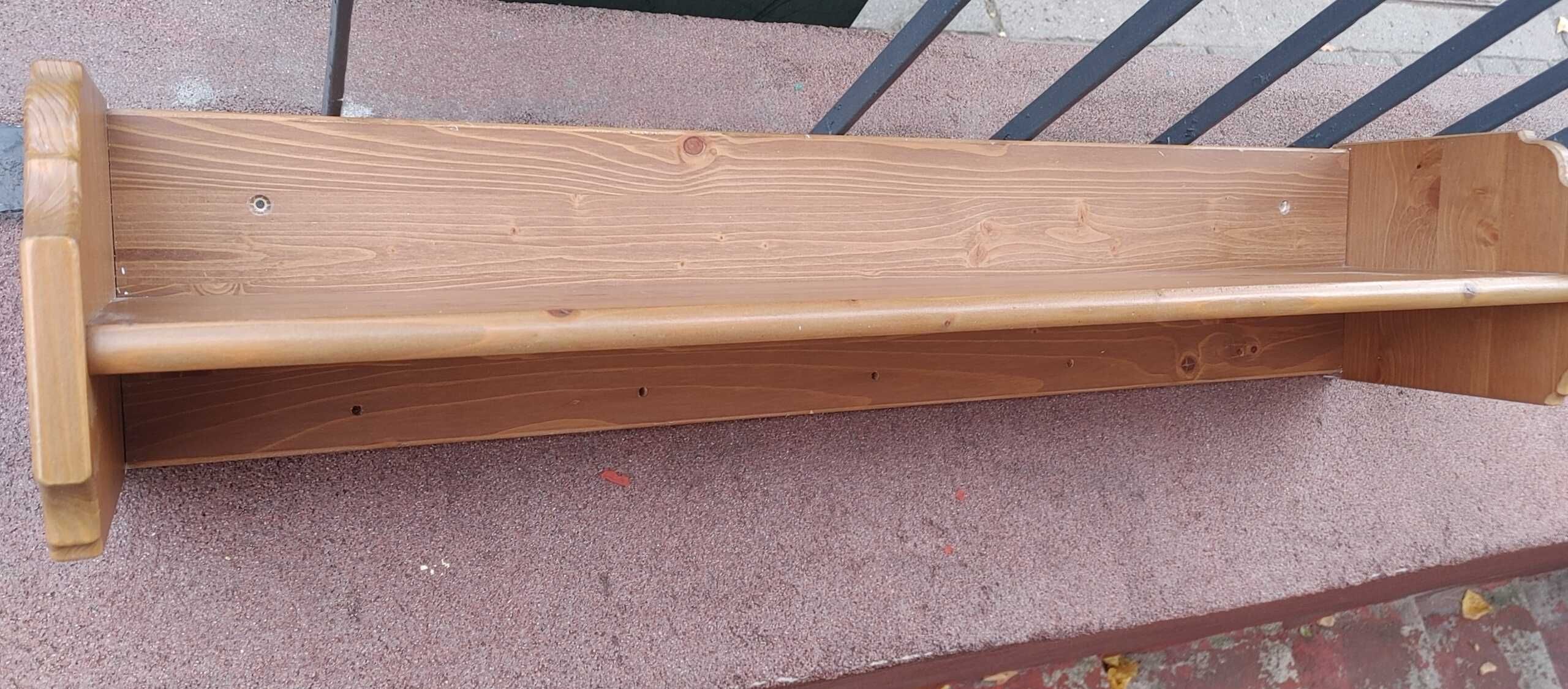 polki IKEA LEKSVIK-drewno-regal -szafka HEMNES wisząca
