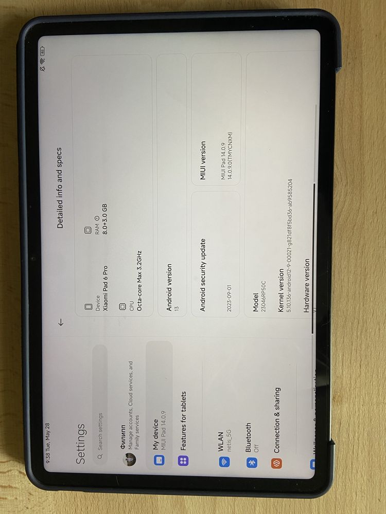 Xiaomi mi pad 6 pro 8/128