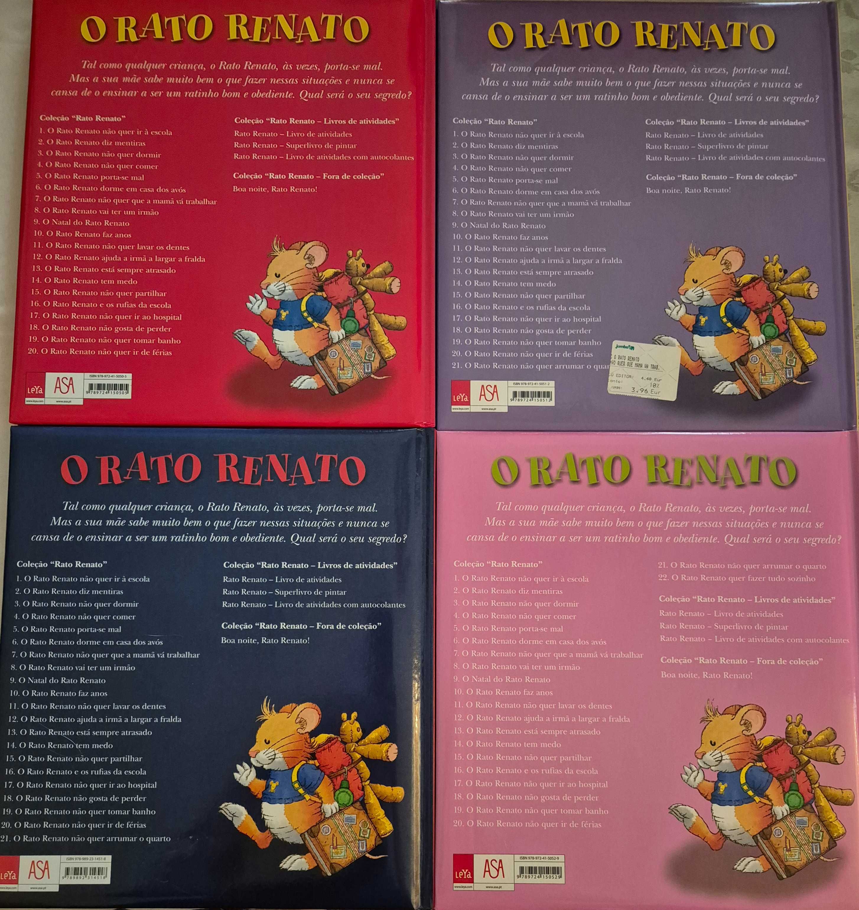 Livros infantis em excelente estado de conservação