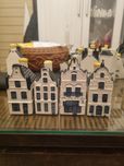 Domki kolekcjonerskie Bols/KLM porcelana Delfs