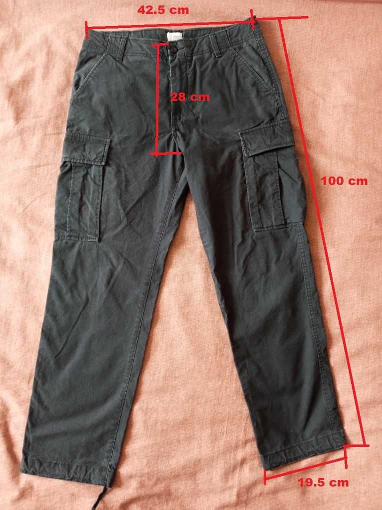 Джинсы H&M W32/L32 стиль милитари