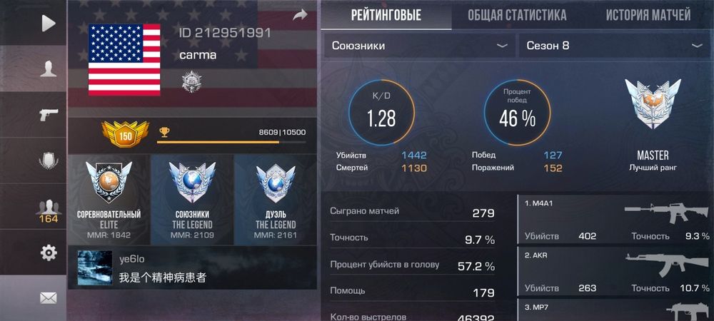аккаунт стандофф 2