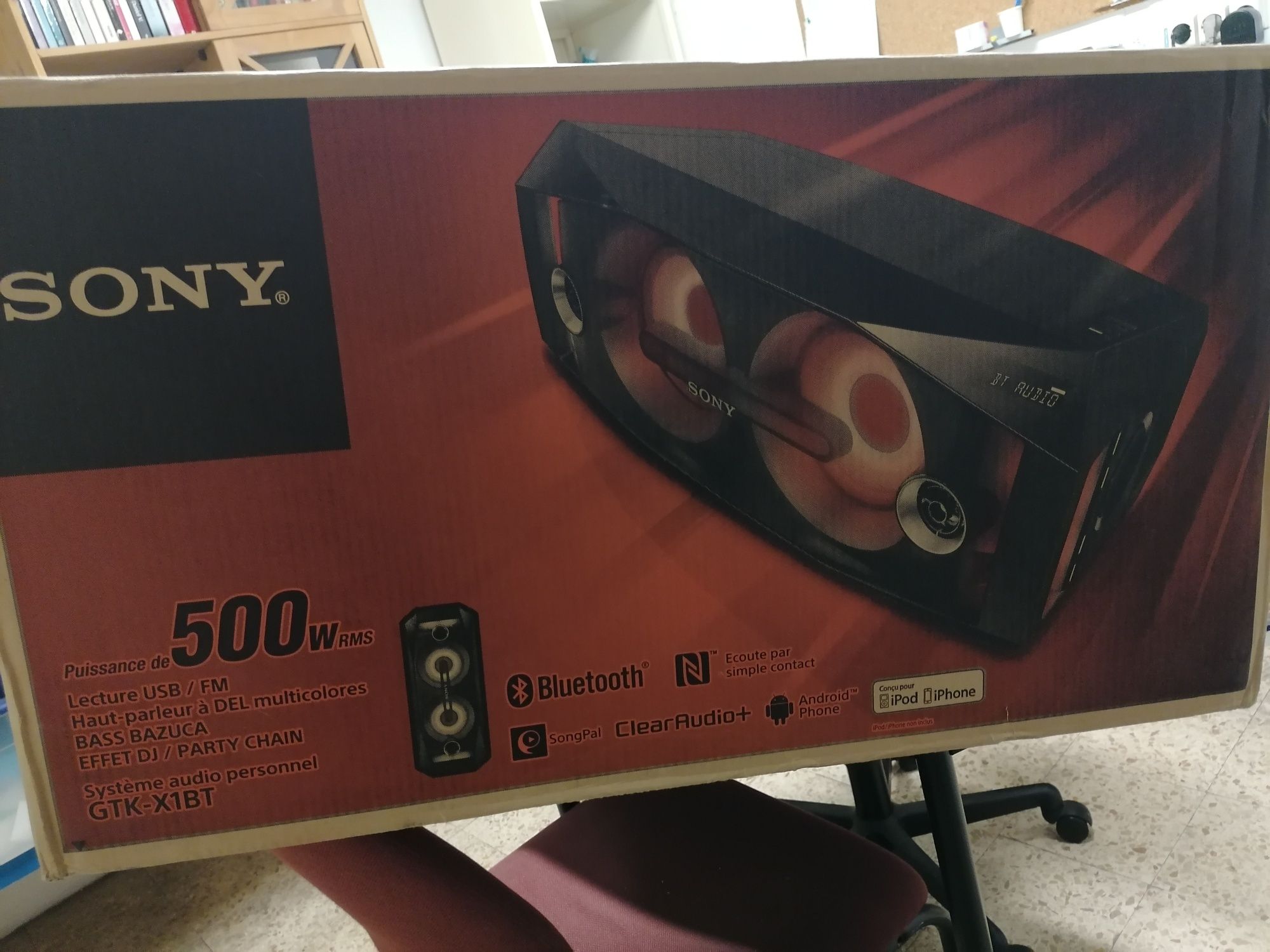 Sistema de audio stereo
500w sony