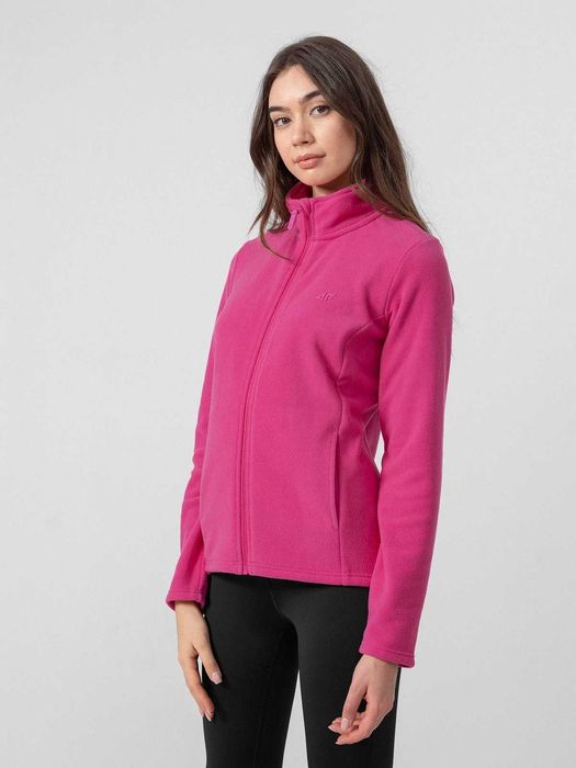 4F Nowy Polar damski XS/34 bluza kurtka bluzka różowa golf swetr