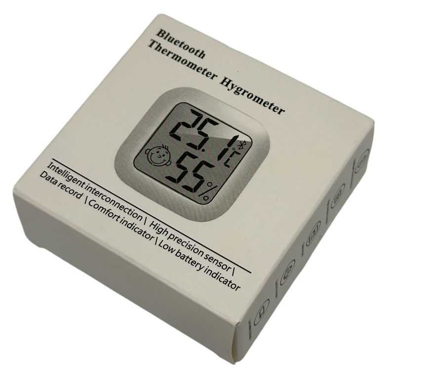 Termometr domowy Bluetooth Higrometr LCD Biały kod 2216