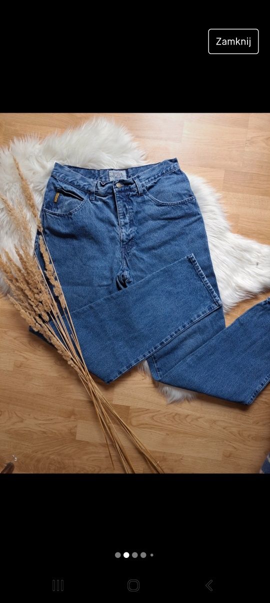 Spodnie Armani MOM Jeans
