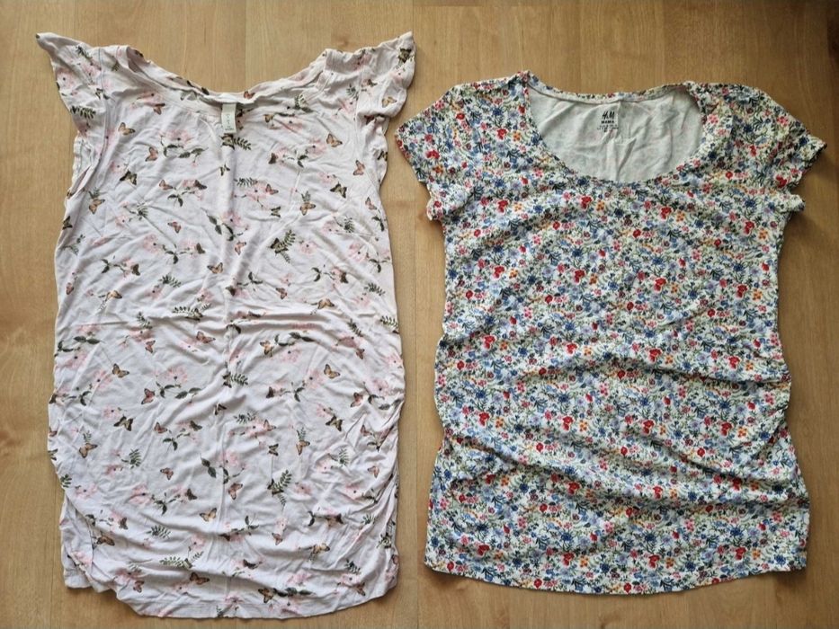 Ubrania ciażowe H&M MAMA zastaw ładnych ubrań ciążą rozmiar S