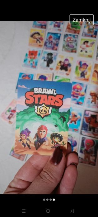 45 sztuk, karty Brawl Stars, nowe.