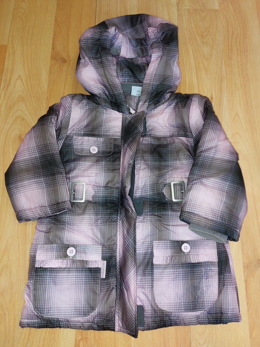 Spodnie + kurtka zestaw zimowy ciepły Coccodrillo 80 cm dziewczynka