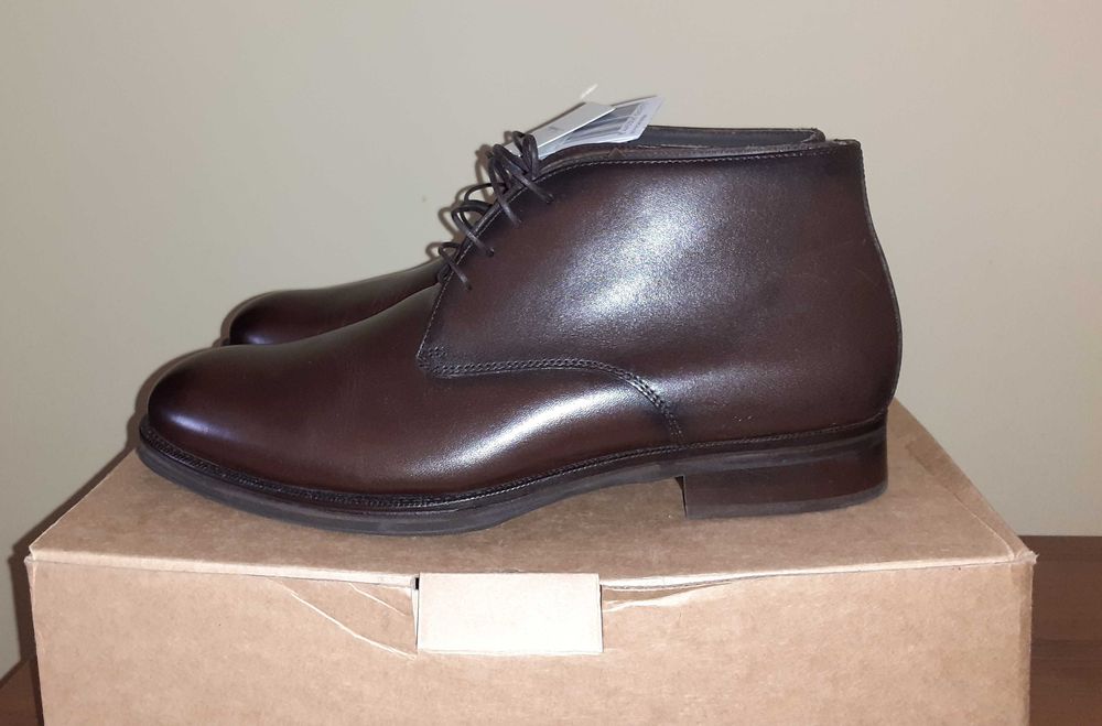 ЧЕРЕВИКИ шкіряні, демісезонні, р.42. Нові