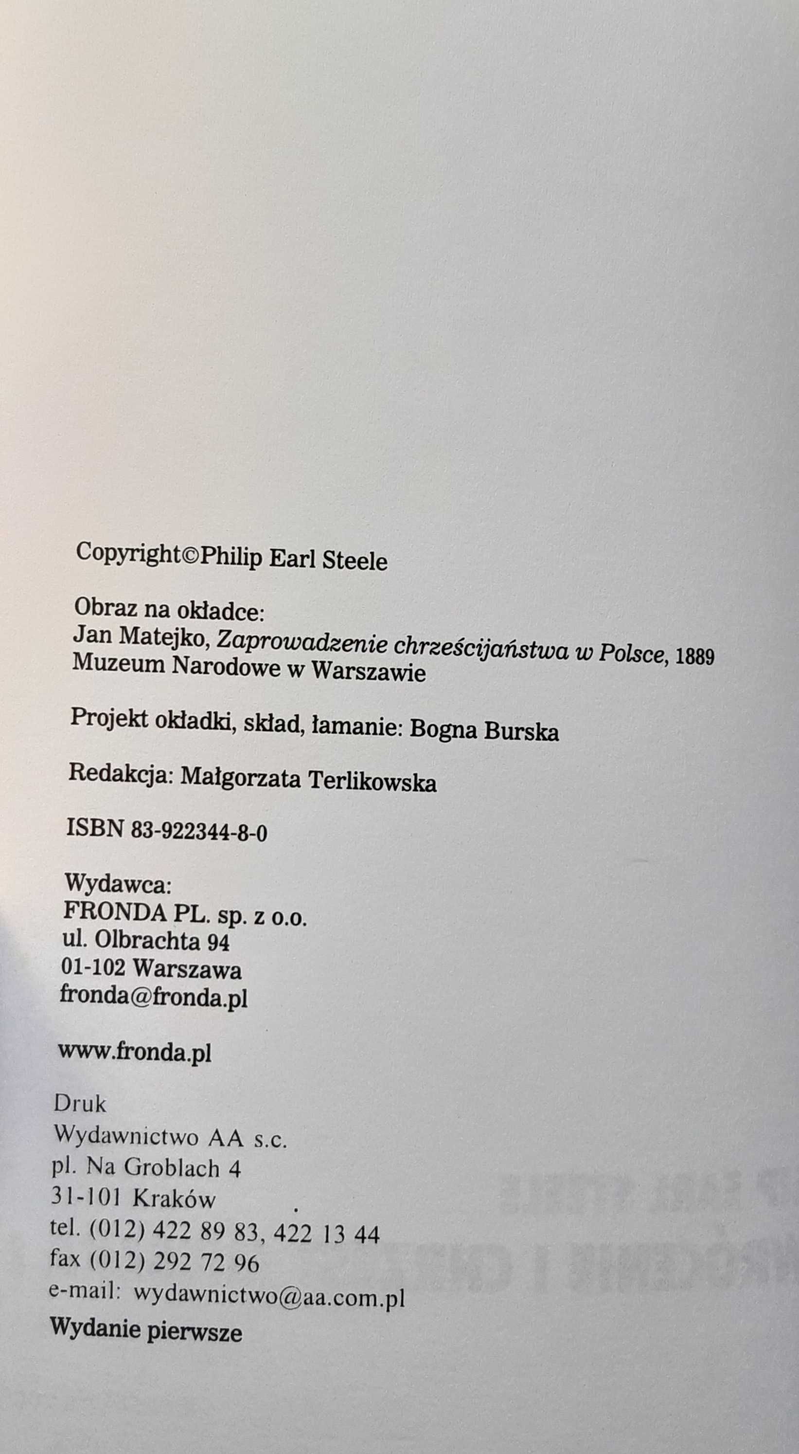 Książka "Nawrócenie i chrzest Mieszka I" Steele