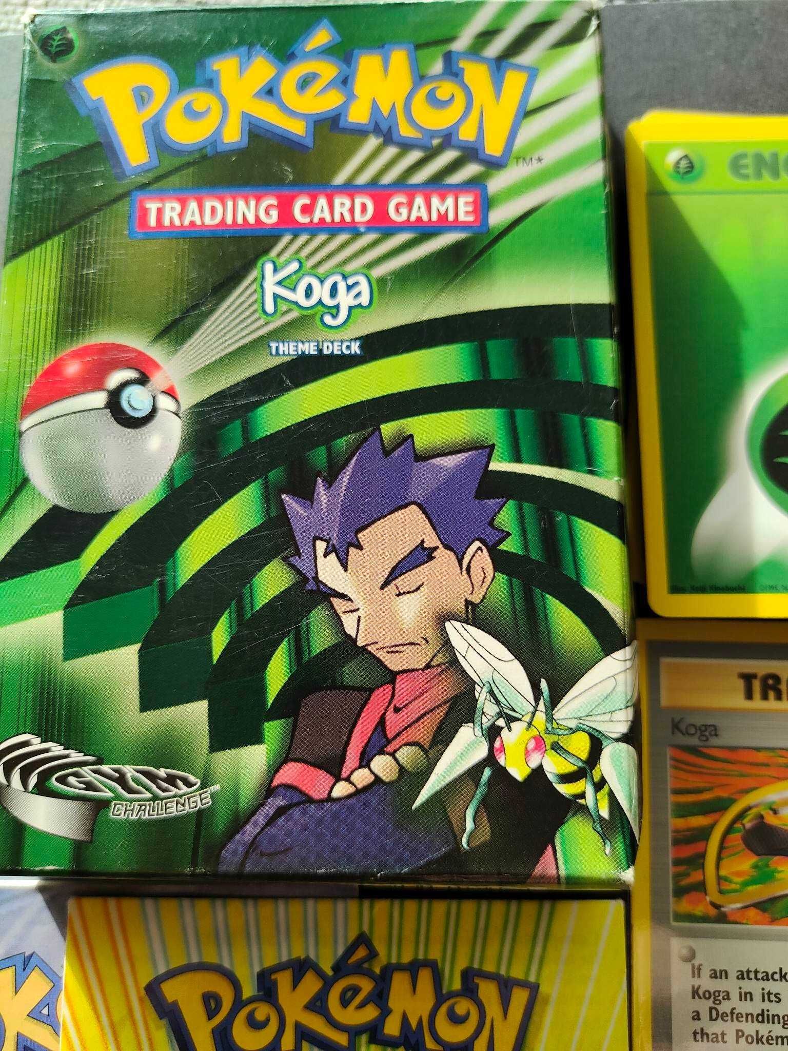 Pokemon, karty Pokemon, Koga's Deck, zestaw kart