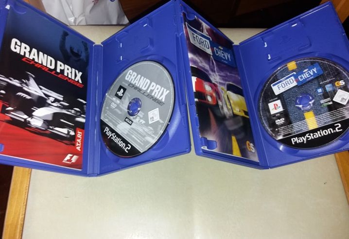 Jogos Ps2 (Ford vs Chevy, Grand Prix)