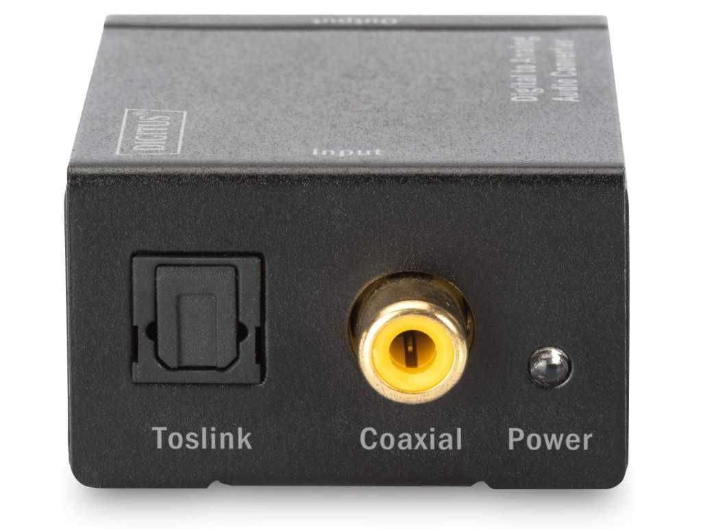 Digitus DS-40133 konwerter Toslink Coaxial - RCA audio cyfrowy