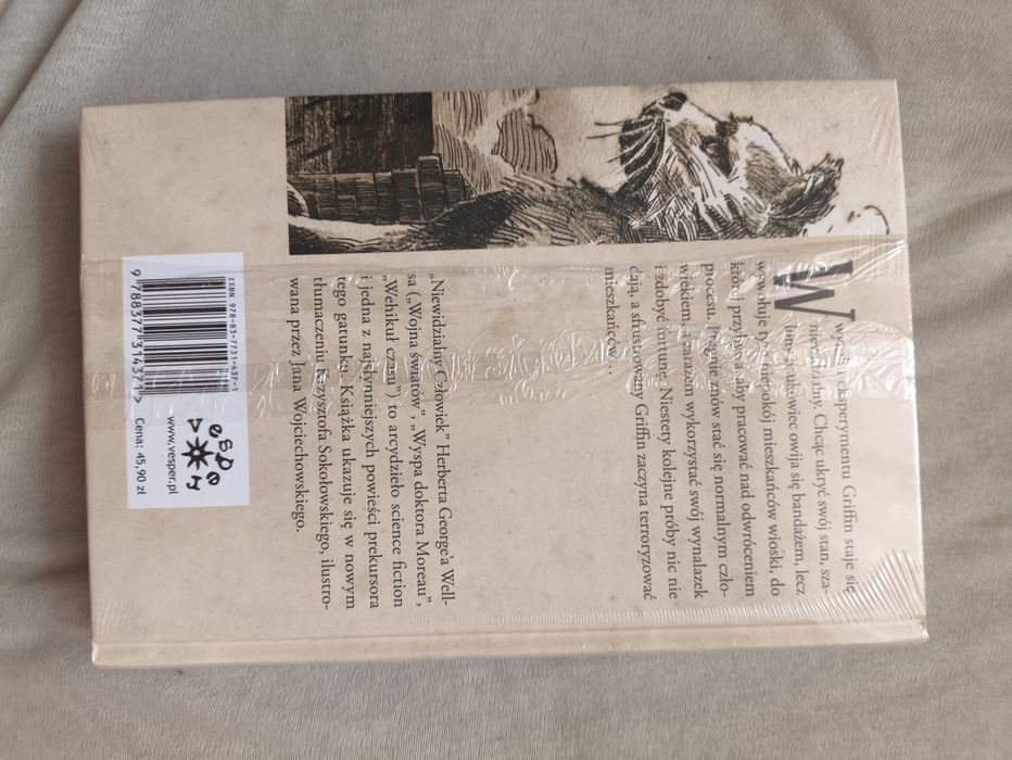 NOWA książka Niewidzialny człowiek H.G. Wells