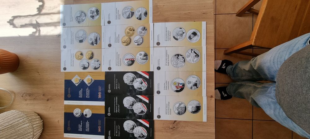 Komplet srebrnych monet kolekcjonerskich 10 zł - 2024 rok PLUS GRATISY