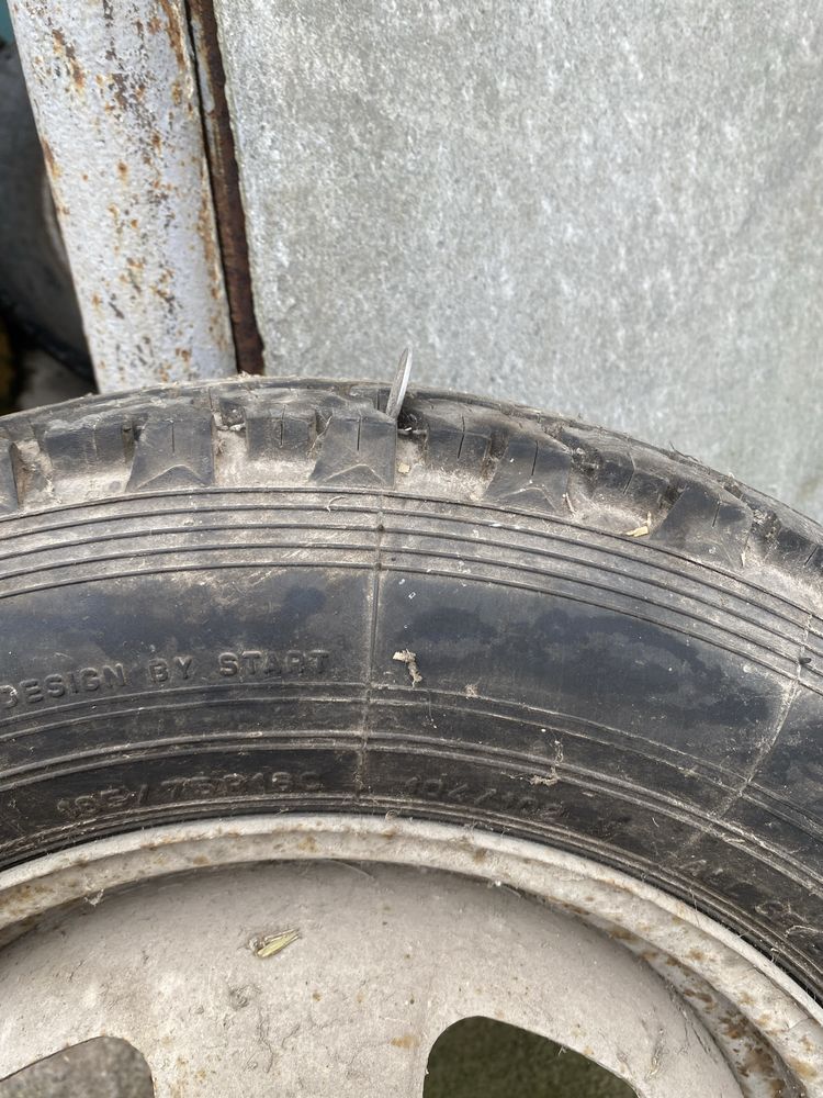 Продається гума з дісками на Газель 185/75R16 стан як нова ,