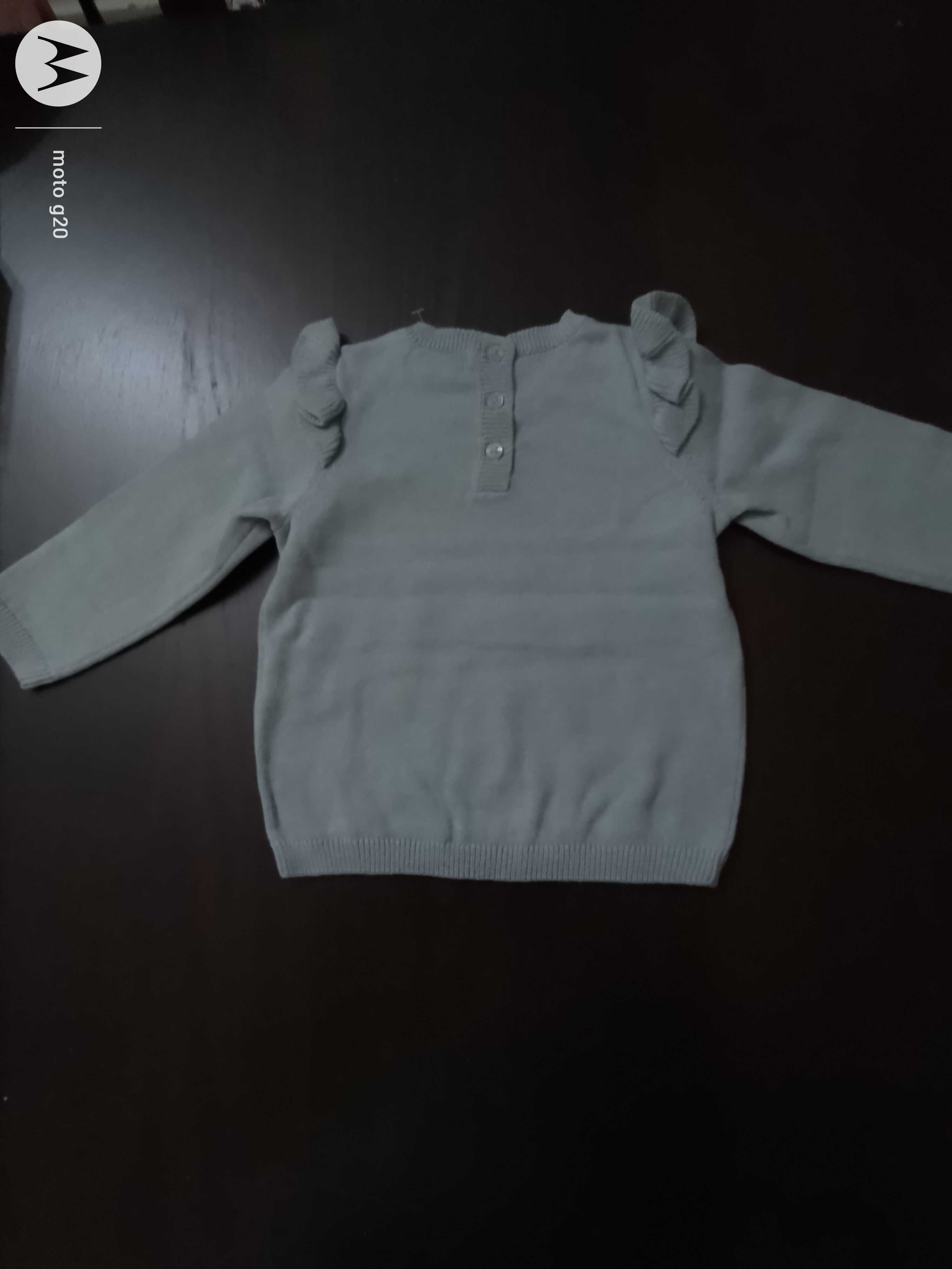 Camisola de malha para 6 meses