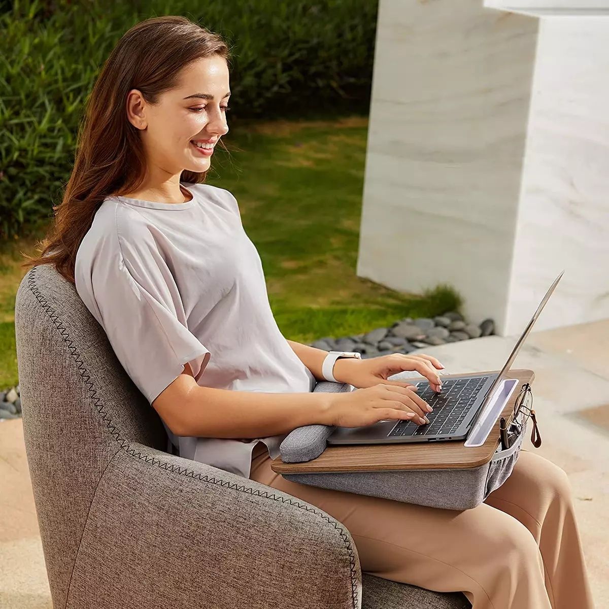 Підставка під ноутбук, HUANUO Lap Laptop Desk - Portable Lap Desk