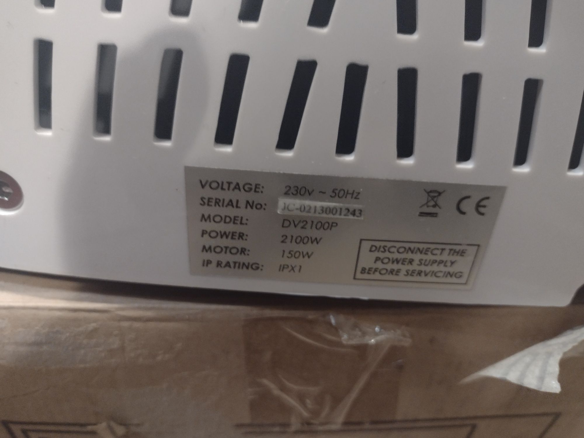 Suszarka elektryczna do rąk. P+L Systems