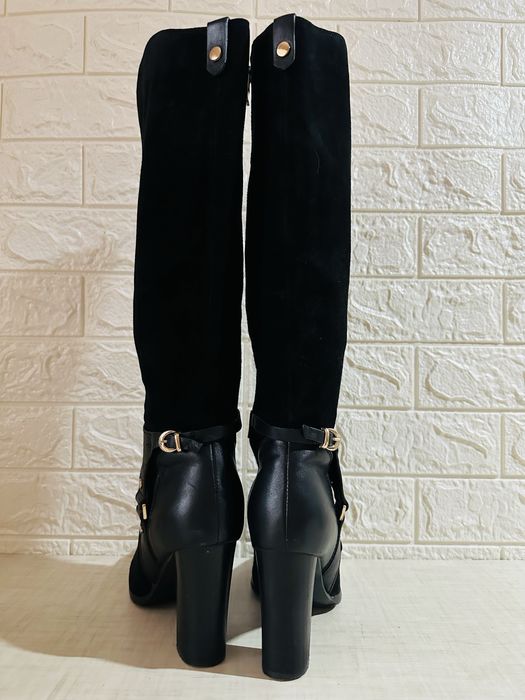 Сапоги нат.замш+кожа р.38