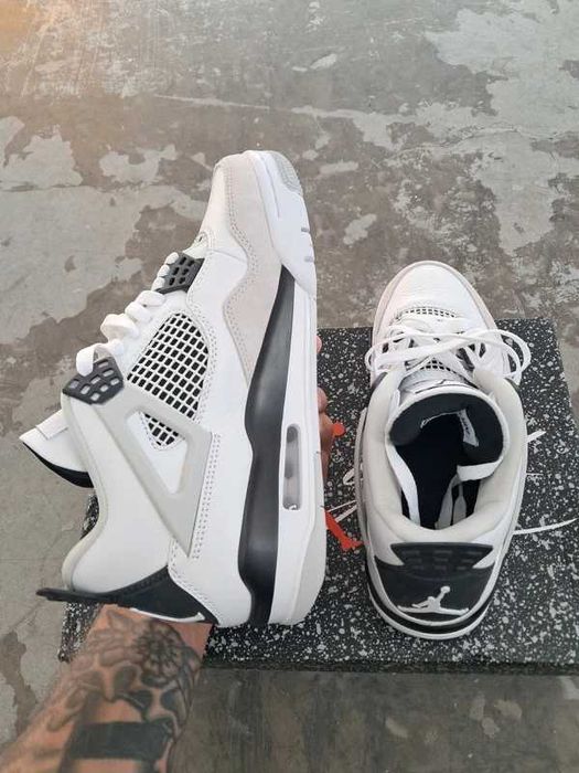 " koszykówki "Jordan_4_Retro_Military_Black Rozmiar 45