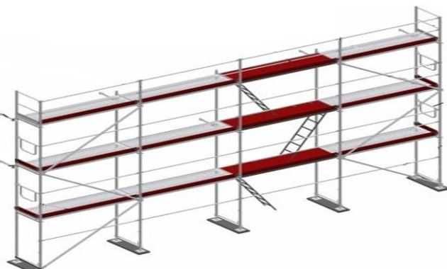 Rusztowanie elewacyjne Plettac P70 102m2