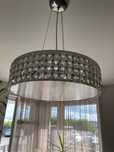Lampa , lampka i 3 lampki nad stół
