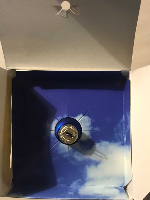 Новогодний шарик, подарочный Украина, стекло 8 см