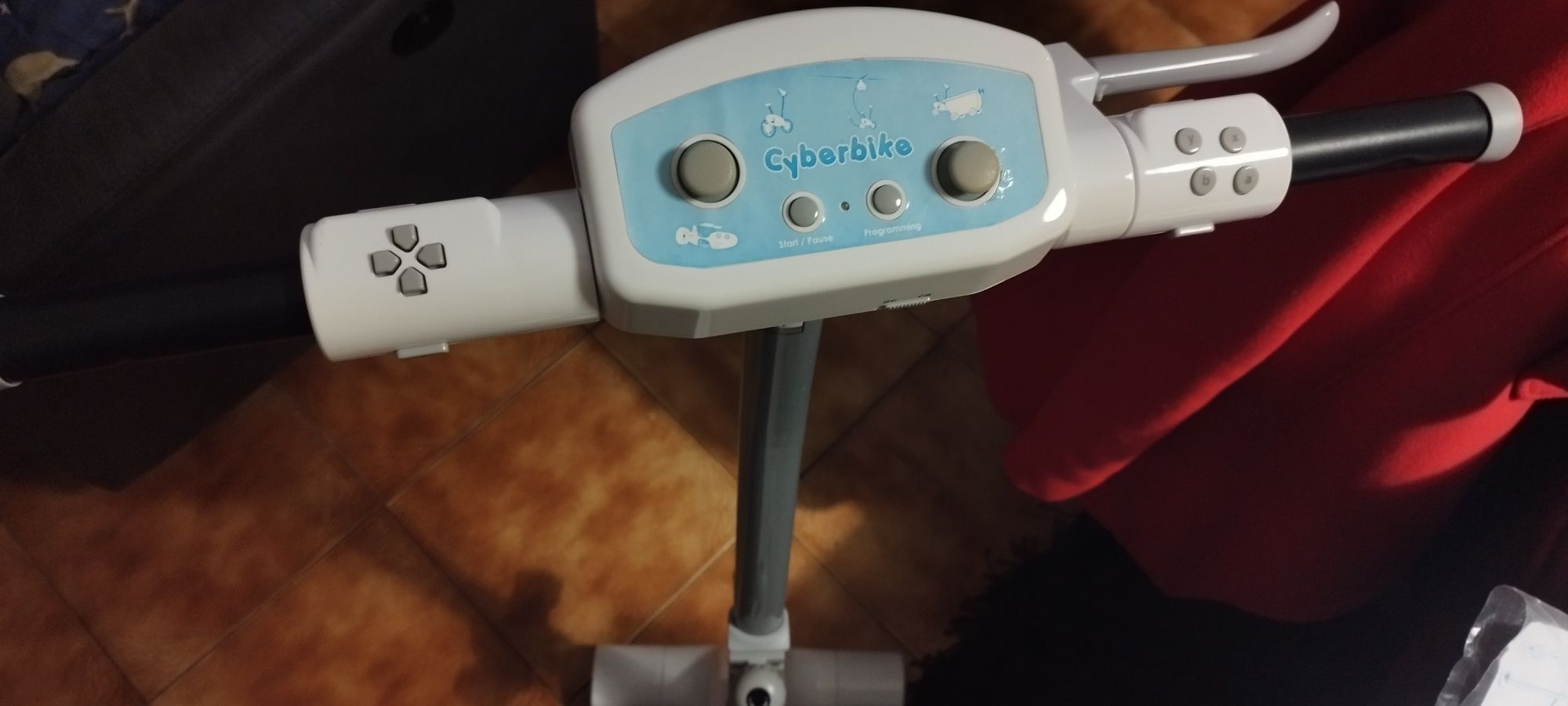 Cyberbike Wii com jogo bicicleta estática