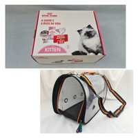 Kit para Kitten Royal Canin e Transportadora Transparente