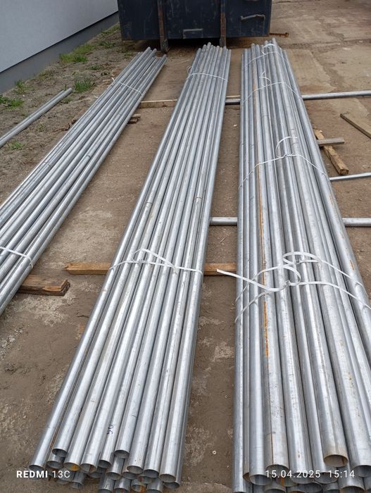 Rury stalowe nierdzewka nierdzewne, magnetyczne, slupki