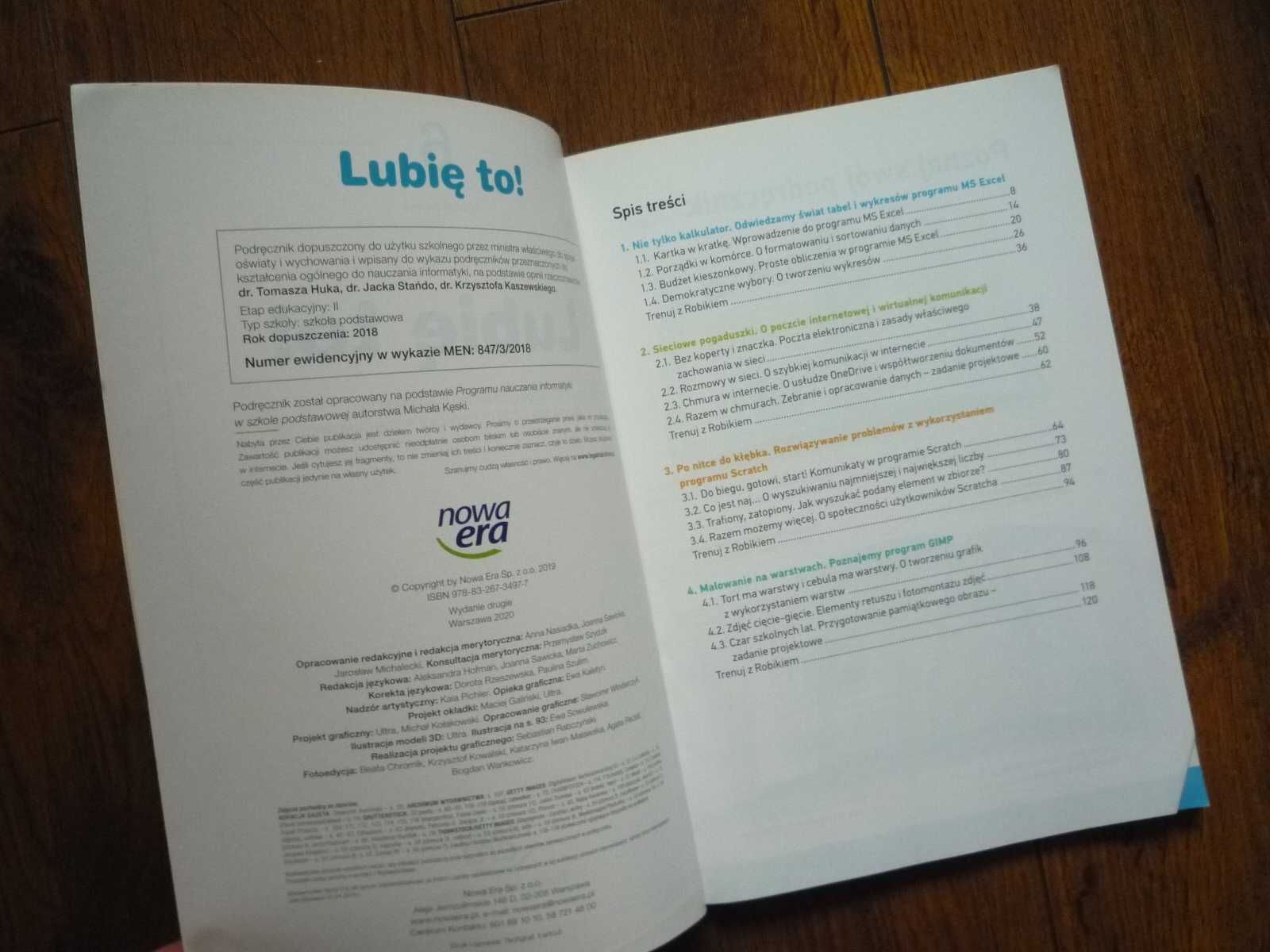 Podręcznik Informatyka. Lubię to. Klasa 6 Nowa Era Jak Nowy