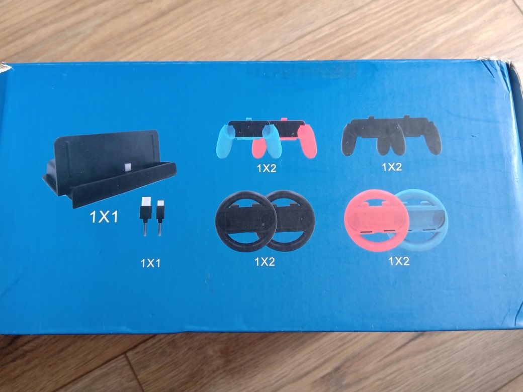 Zestaw akcesoriów do gier iPLAY Switch Zestaw 10 w 1 z rączką Kierowni