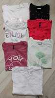 Zestaw T-shirty Bluzeczki dla dziewczynki roz. 146-164 + Gratis
