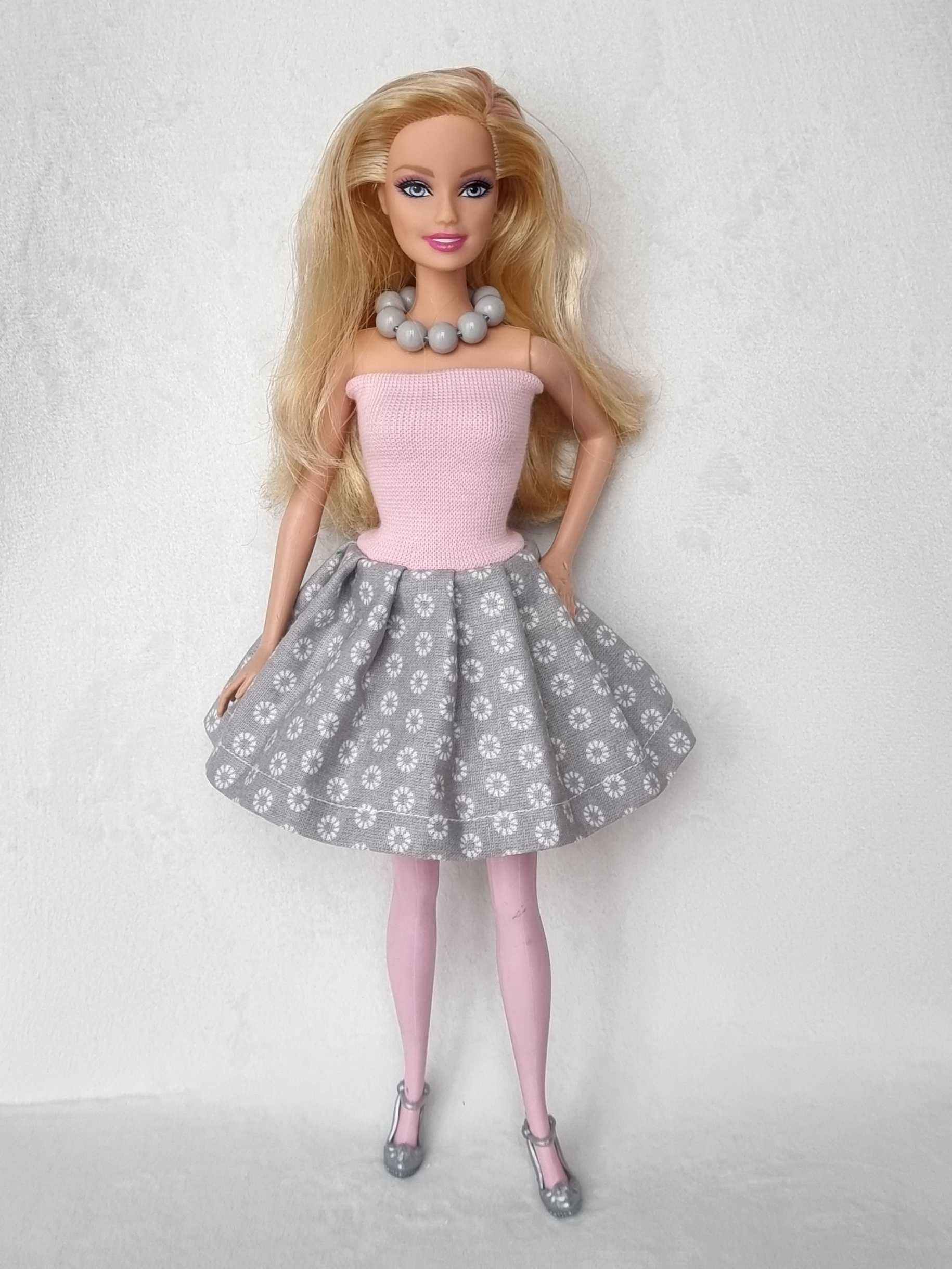 Sukienki ubranka dla lalki Barbie 5 szt. Lalka baletnica gratis