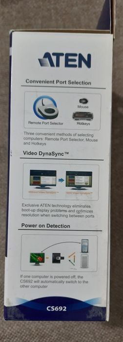 KVM переключатель Aten CS-692 (CS692-AT)
KVM переключатель Aten CS-692