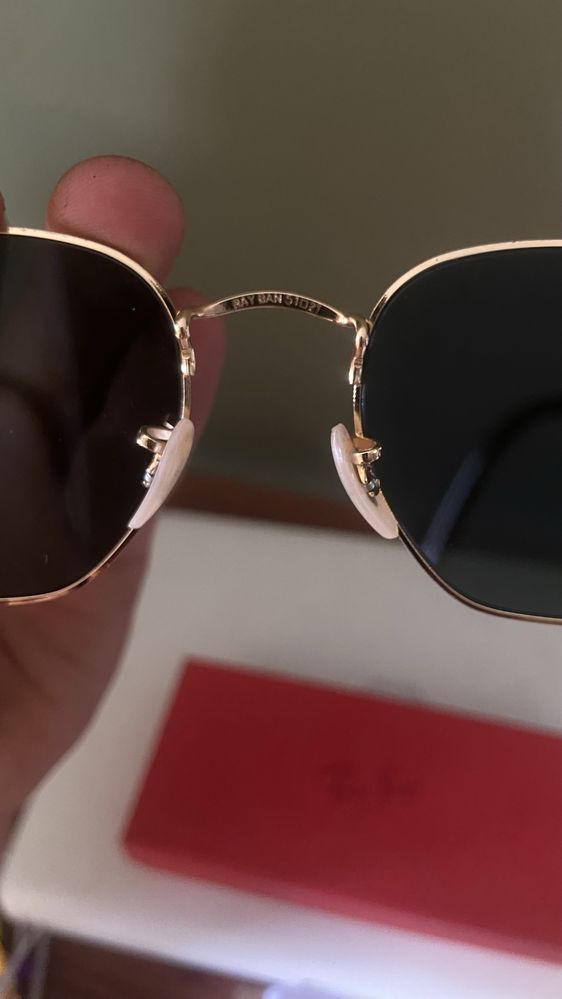 oculos Ray Ban 51021 dourados