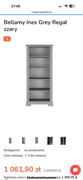 Zestaw mebli dzieciecych/młodzieżowych BELLAMY