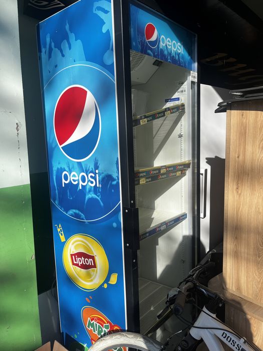 Холодильник pepsi однодверный, большой